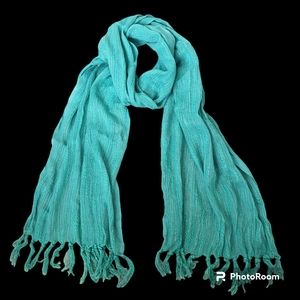 Turquoise scarf